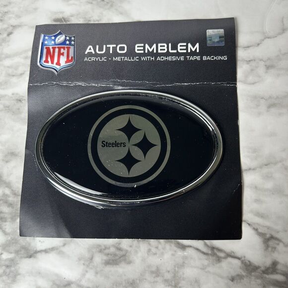 Pittsburgh Steelers  NFL  3-D Metal Auto Emblem - Picture 1 of 2